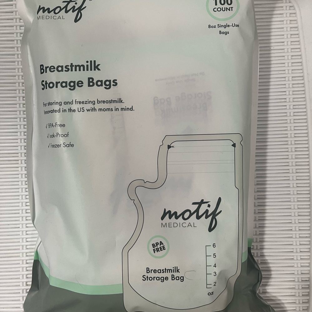 Motif Medical Breastmilk Storage Bags